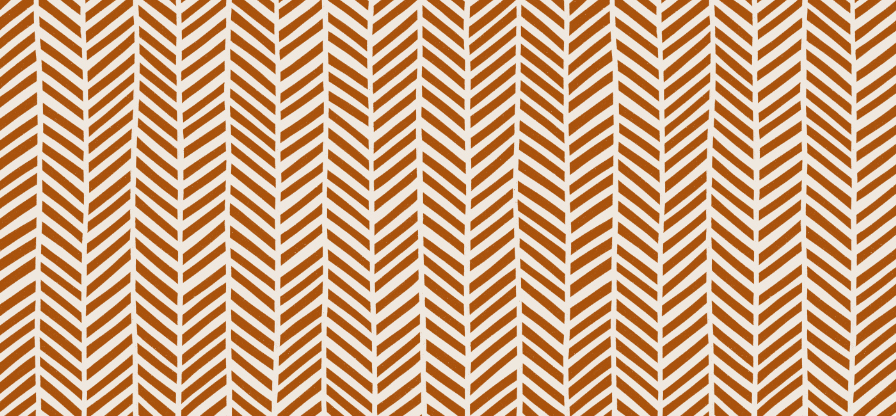 chevron red orange - cozy forest collection - pattern design