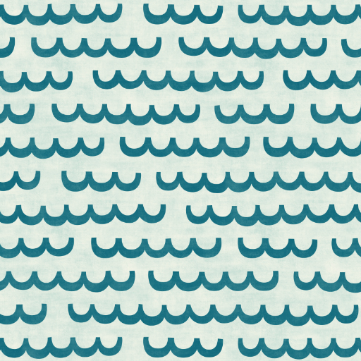 little waves - a trip to the beach collection - pattern design