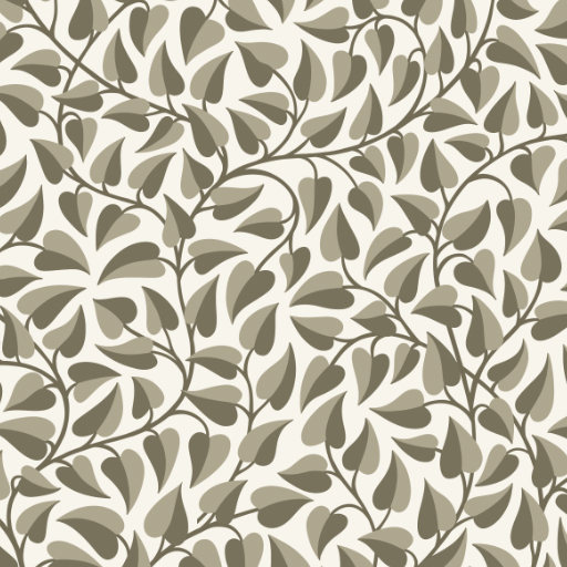 tangled ivy taupe - grandma garden collection - pattern design