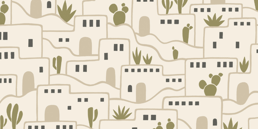 adobe houses light - desert textures collection - pattern design