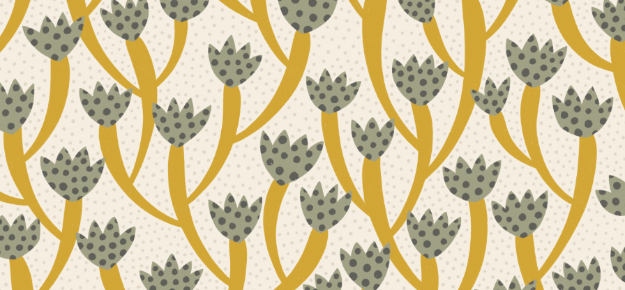 climbing cactus light - desert textures collection - pattern design