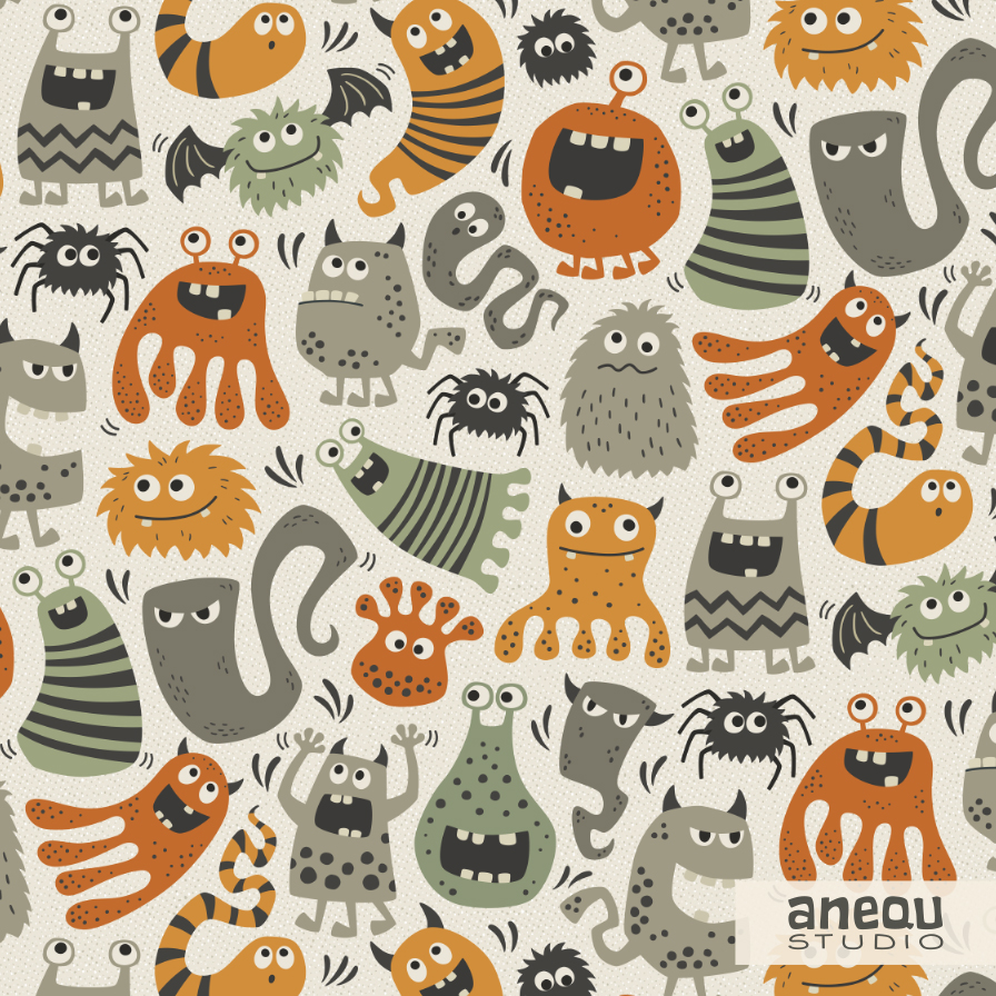 monster party - monster party collection by Anequ Studio