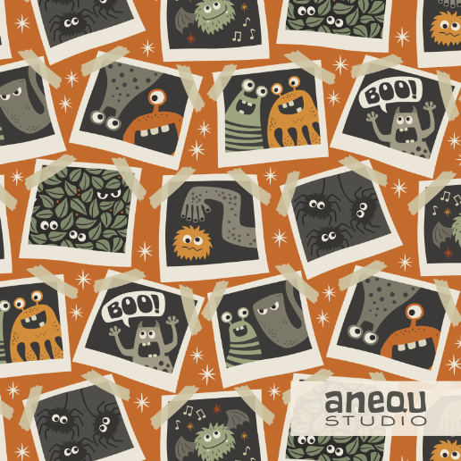 photocall - monster party collection by Anequ Studio