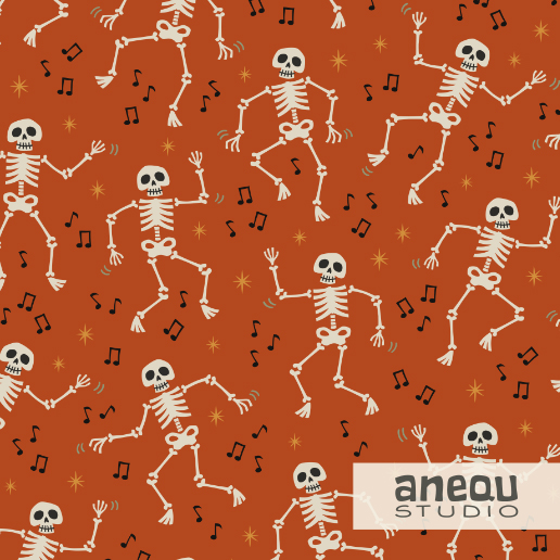 bones dance - monster party collection by Anequ Studio